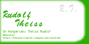 rudolf theiss business card